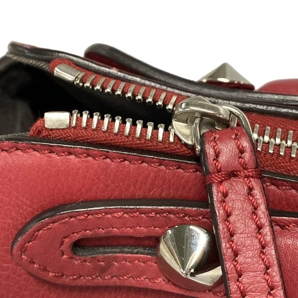 FENDI By The Way Bordeaux Leather - Handbag 660-072925 - Picture 9 of 14